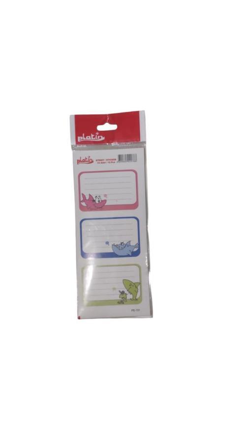 Okul Etiketi 8,5 X 19,33 Mm 10 Lu Pe-131 (1 Paket 10 Adet)