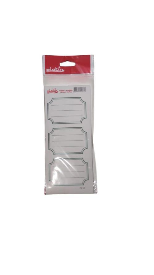 Okul-Ofis Etiketi 8,5 X 19,5 Mm Karışık 10 Lu Pe-128 (1 Paket 10 Adet)