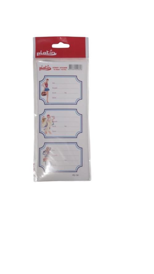 Okul-Ofis Etiketi 8,5 X 19,33 Mm 10 Lu Pe-134 (1 Paket 10 Adet)