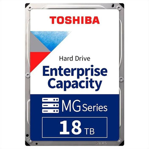 TEKNOTEG - RSR - Toshıba Enterprıse, Mg09aca18te, 3.5", 18tb, 512mb 7200 Rpm, 7/24 Güvenlik, Data Ce