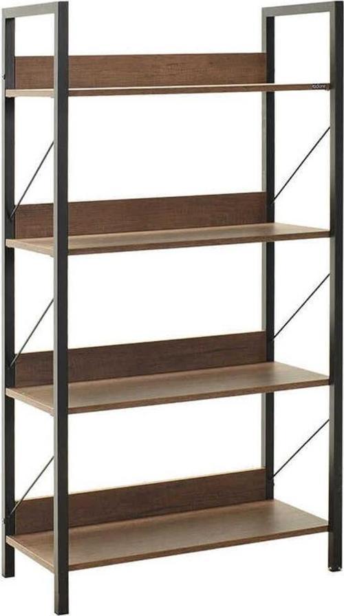 Profile 4 Raflı Kitaplık-koyu Ceviz(oslo Ceviz) 73x136x35 Cm (gxyxd)