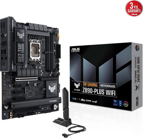 TEKNOTEG - OX - Asus Tuf Gamıng Z890-plus Wıfı Ddr5 4xm2 Usb3.2 Rgb Lan Atx