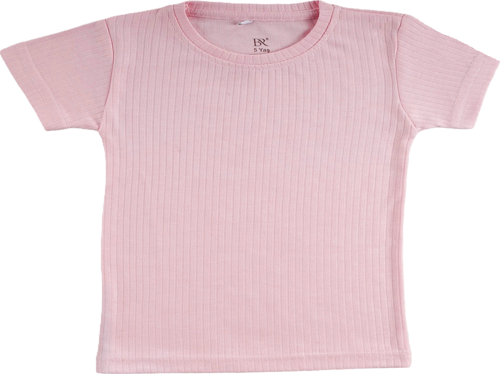 Fitilli Kısa Kol Body Pembe