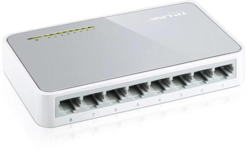 TEKNOTEG - RSR - Tp-lınk Tl-sf1008d, 8 Port, Megabit, Yönetilemez, Masaüstü Switch