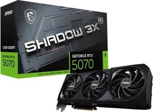 TEKNOTEG - OX - Msı Geforce Rtx 5070 12g Shadow 3x Oc Ekran Kartı