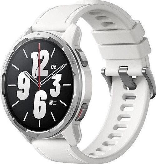 TEKNOTEG - OX - Xiaomi Watch S1 Actıve Gl Ay Beyazı Akıllı Saat - Dist