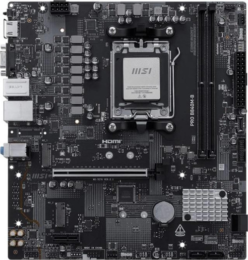 TEKNOTEG - OX - Msı Pro B840m-b Am5 Ddr5 8000mhz(oc) Hdmı Vga 2x M.2 Usb 5 Gbs 2.5g Lan Matx