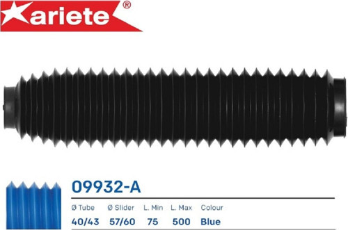 AMORTİSÖR KÖRÜĞÜ ÜST 4043 mm ALT 5760 mm UZUNLUK 75500 mm MAVİ 2008-2016