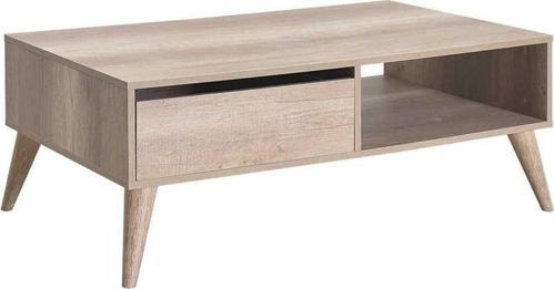 Step Dikdörtgen Orta Sehpa - Açık Ceviz (tori) 110x42x65 Cm (gxyxd)