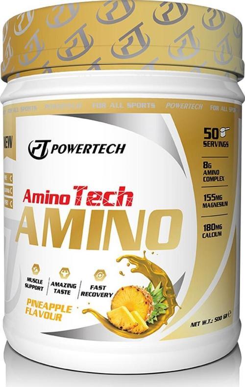 AminoTech Essential Amino Asit 500 Gr 50 Servis Ananas Aromalı