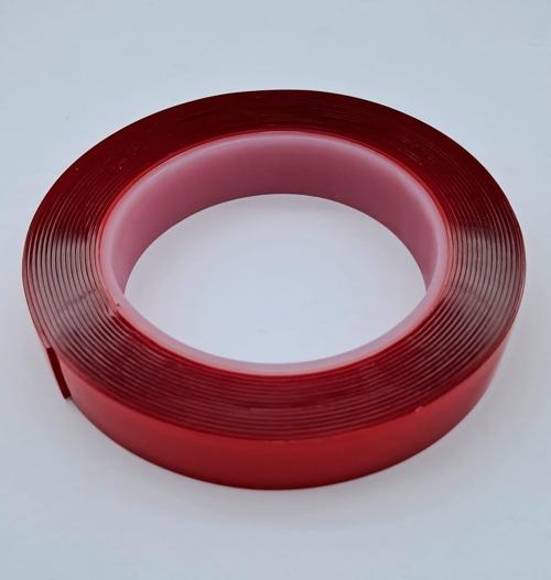 ÇİFT TARAFLI BANT 20MM 5MT KIRMIZI ŞEFFAF UNIVERSAL cc