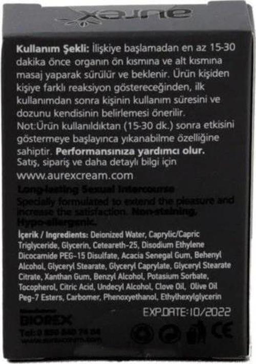 Aurex Delay Krem 5x3 Ml