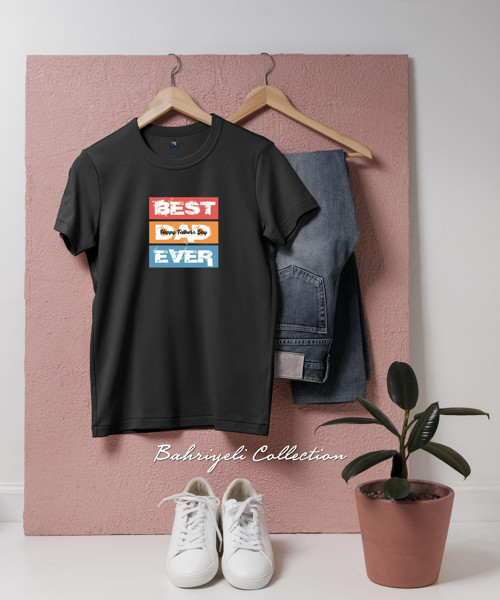 Oversize Babalar Günü 13 Özel Tasarımlı Unisex T-Shirt