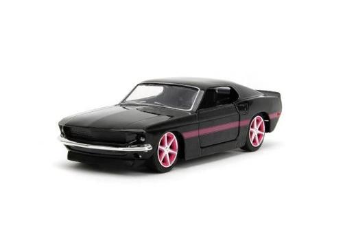 Pembe Slips 1:32 W2 1969 Ford Mustang Döküm Araba