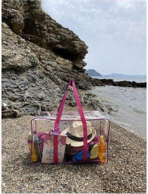 Küçük Bavul Plaj Çanta Pembe