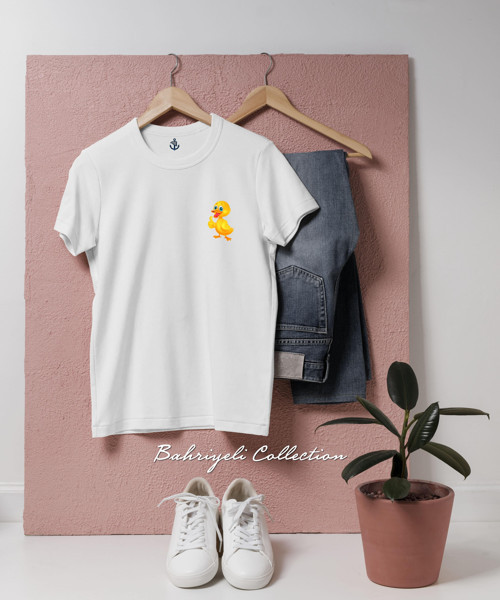 Oversize Donald Duck Tasarımlı Unisex T-Shirt