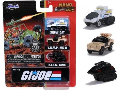 G.I. Joe Nano 3 lü Döküm Arabalar