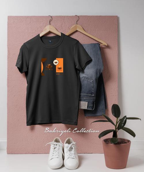 Oversize gym coffee logo Tasarımlı Unisex T-Shirt