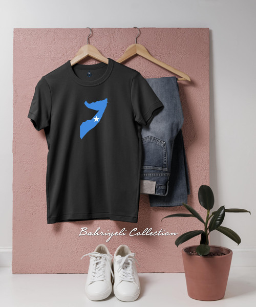 Oversize Flag of Somalia Tasarımlı Unisex T-Shirt
