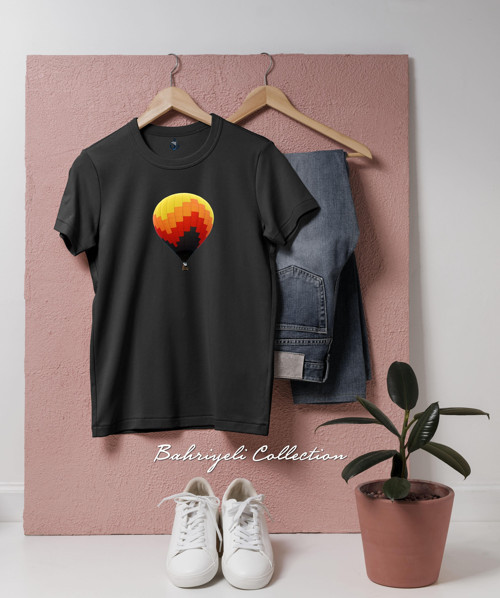 Oversize sıcak hava balonu göreme kapadokya Tasarımlı Unisex T-Shirt