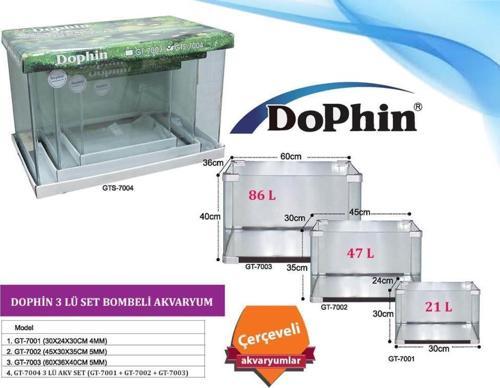 İthal Bombeli Akvaryum 60x36x40 cm