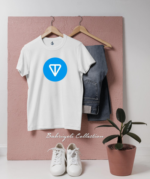 Oversize TON Coin Tasarımlı Unisex T-Shirt