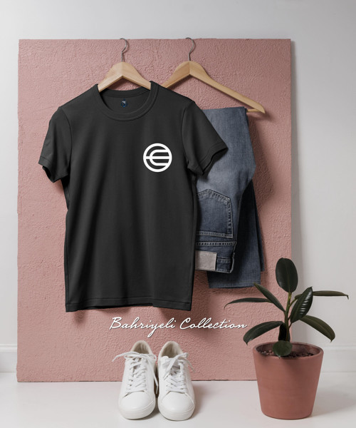 Oversize Wold Coin Cep Tasarımlı Unisex T-Shirt
