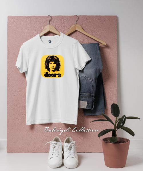 Oversize Jim Morrison The Doors Musician Singer  Tasarımlı Unisex T-Shirt