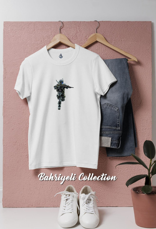 Oversize Titanfall 2 Game Tasarımlı Unisex T-Shirt