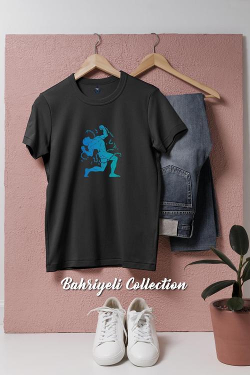 Oversize Fitness Gym  Tasarımlı Unisex T-Shirt