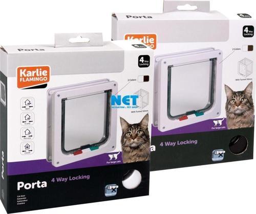 KARLIE 4YÖN KİLİTLİ KEDİ KAP.23,5X25,2CM K.RENGİ