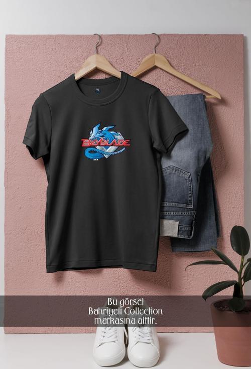 Oversize Beyblade- Shogun Steel  Tasarımlı Unisex T-Shirt