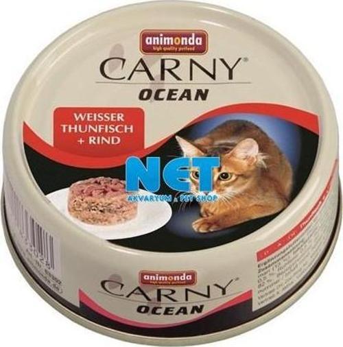 Carny Ton ve Sığır Etli Kedi Konserve 80g