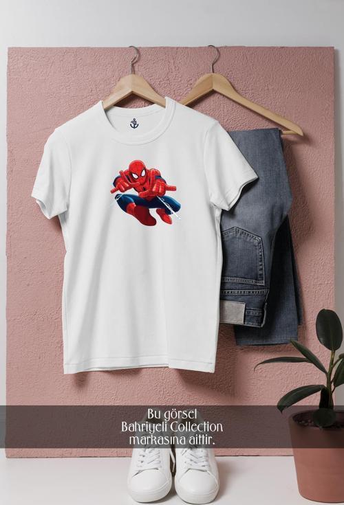 Oversize Spider-man - Örümcek Adam Vektörel  Tasarımlı Unisex T-Shirt