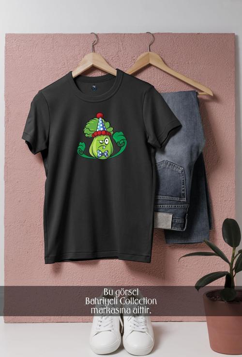 Oversize Plants Vs Zombies Cabbage  Tasarımlı Unisex T-Shirt