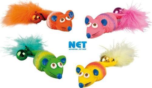 Latex Fare Kedi Oyuncağı 12CM