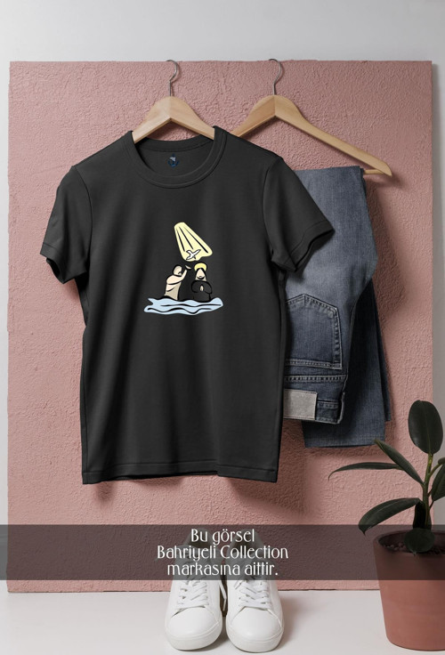 Oversize Jesus _ İsa Baptism Hristiyan Tasarımlı Unisex T-Shirt