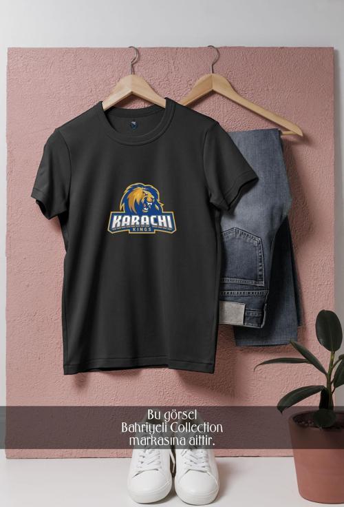 Oversize Karachi Kings Islamabad United  Tasarımlı Unisex T-Shirt