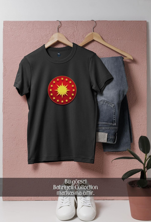 Oversize Tc Cumhurbaşkanlığı Tasarımlı Unisex T-Shirt