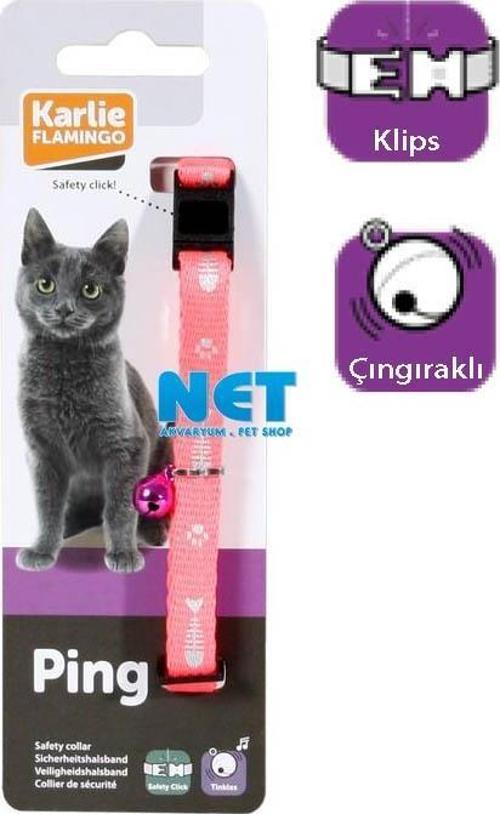 Kedi Tasması Çıng. 30Cm Pembe