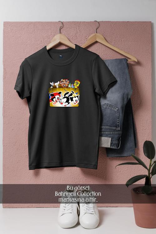 Oversize Animaniacs  Tasarımlı Unisex T-Shirt