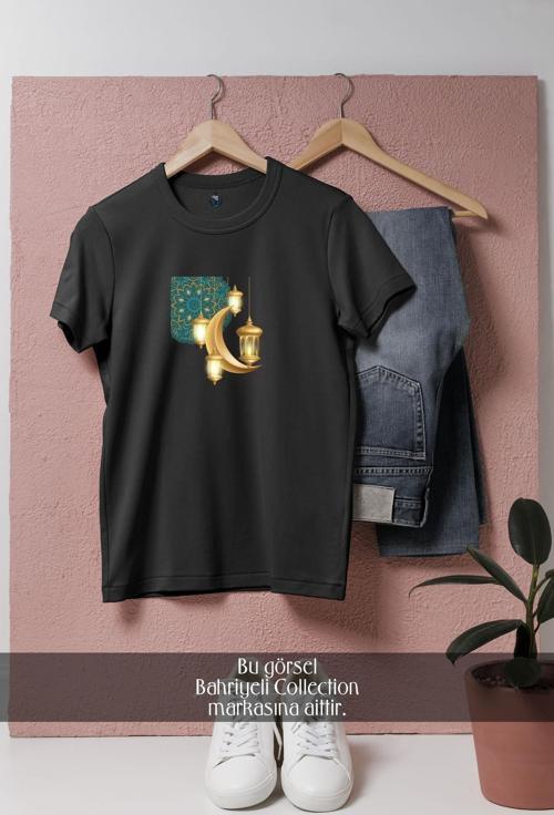 Oversize İslam _ Müslüman Sembol  Tasarımlı Unisex T-Shirt