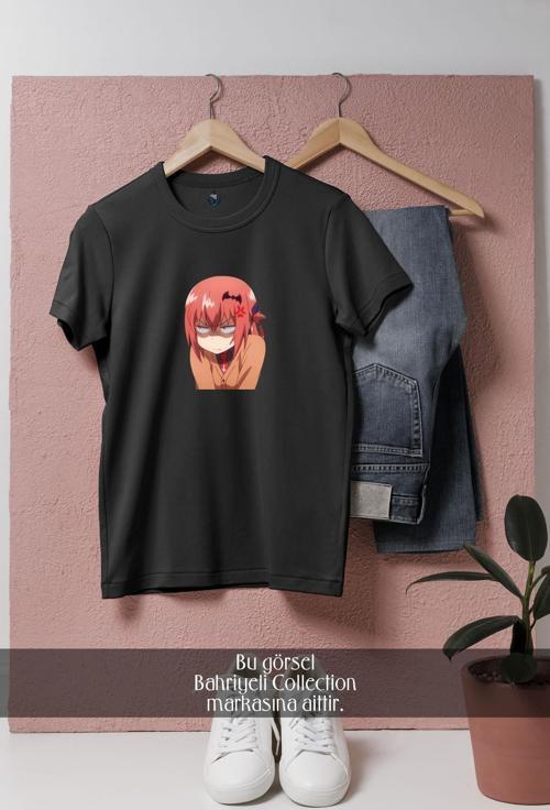Oversize Satanachia Anime  Tasarımlı Unisex T-Shirt