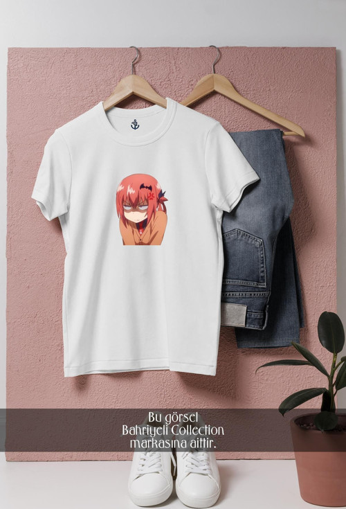 Oversize Satanachia Anime Tasarımlı Unisex T-Shirt