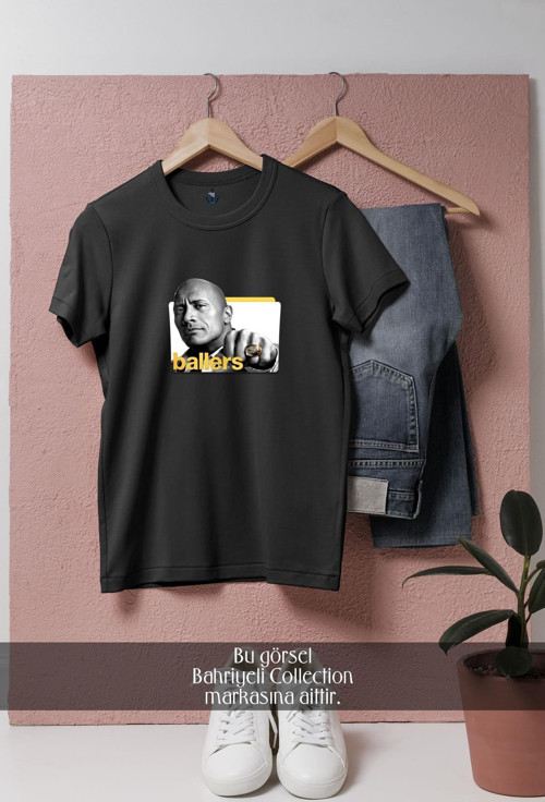 Oversize Ballers Yabancı Dizi Tasarımlı Unisex T-Shirt