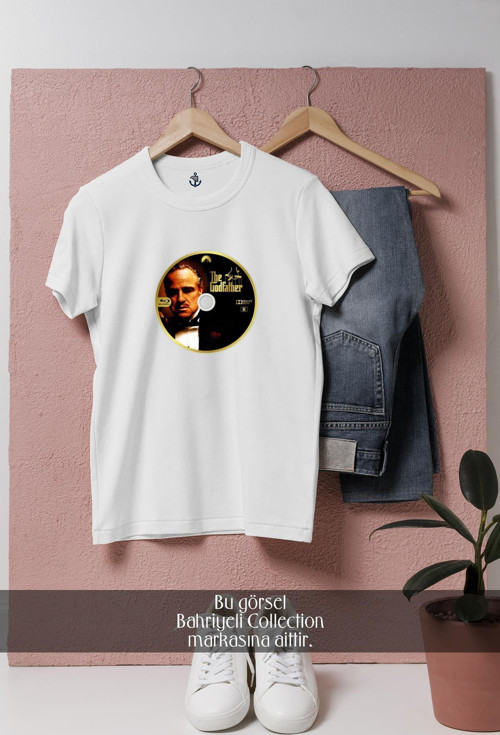 Oversize Marlon Brando The Godfather Tasarımlı Unisex T-Shirt