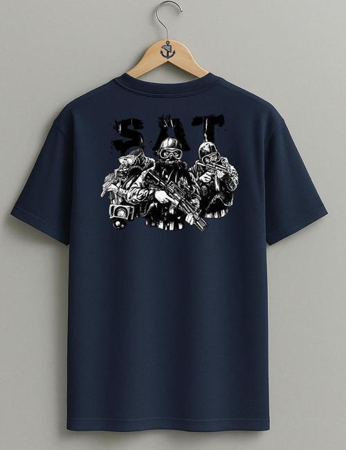 Oversize Effective Sat Sırt Tasarımlı Unisex T-Shirt