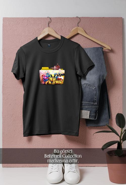 Oversize X-Men  Tasarımlı Unisex T-Shirt