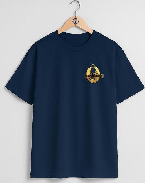 Oversize Sat Bröve Cep ve Sırt Tasarımlı Unisex T-Shirt