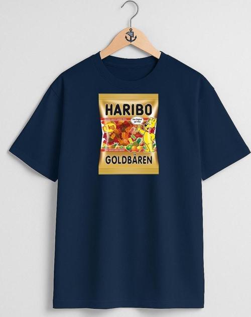 Oversize Haribo Şeker Göğüs Tasarımlı Unisex T-Shirt